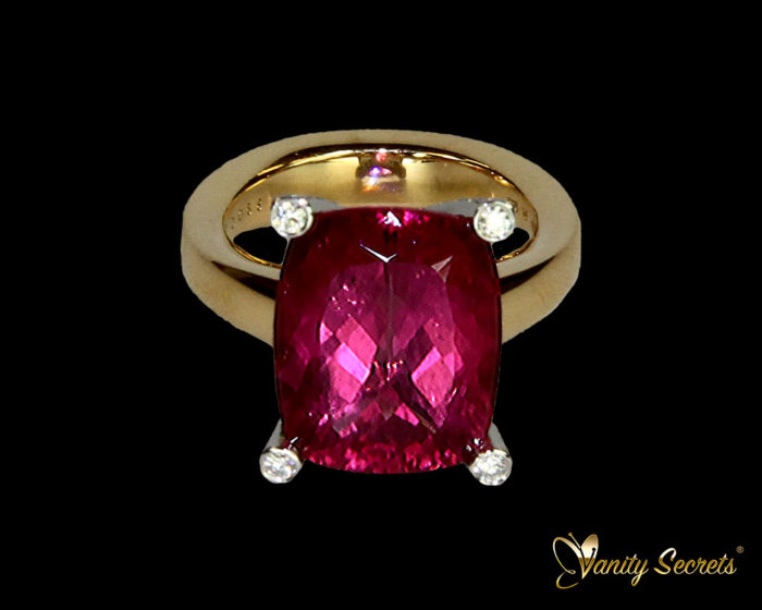 Vanity Secrets London Ring Pink Tourmaline