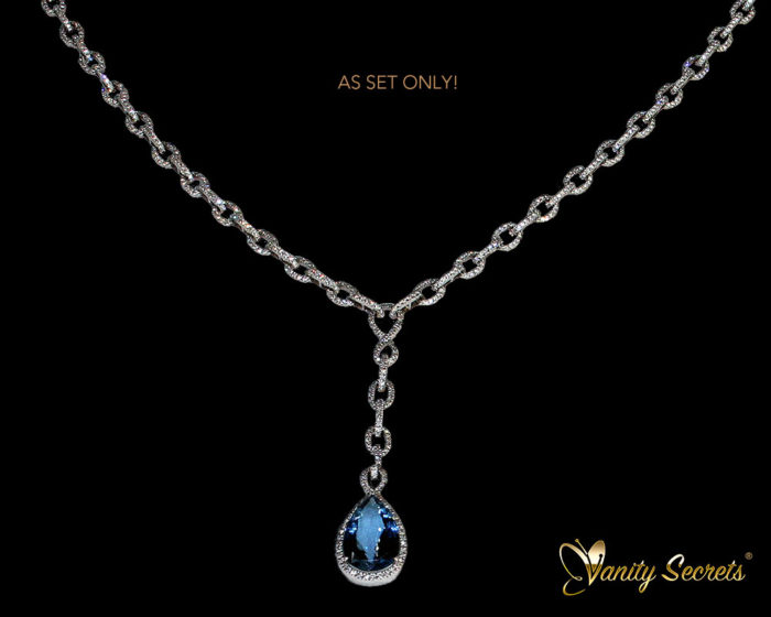 Vanity Secrets London - Collier Madagascar aquamarine drop