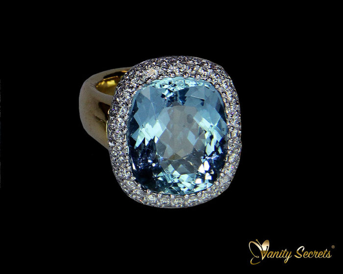 Vanity Secrets London Ring Aquamarine